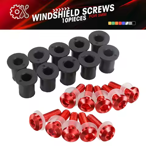 10 PCS Windscreen Bolt Screw Windshield Screw Bolt Kit For HONDA ADV150 ADV350 CB1 CB1000 CB1000R CB