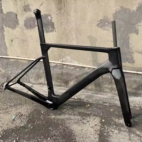 NEW Model Fasterway OSTRO T47A BB Laser Beacon Logo Carbon Road Disc Brake Bike Frameset+Fork+Seatpo