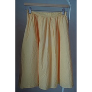 (Secondhand) Yellow Flared Skirt