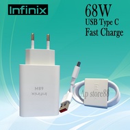 Charger Casan Infinix 68W Note 30 Pro Note 40 VIP Zero 30 30 VIP Original Super Fast Charge Type C