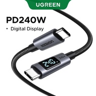 UGREEN Charging Data Cable 240W USB 2.0 USB-C to USB-C  Digital Display Cable Aluminum Braided Compa