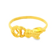 Top Cash Jewellery 916 Gold Ancient Coin Design Ring
