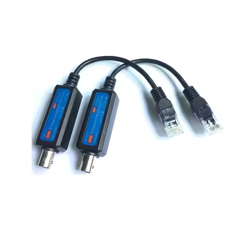 Cctv Camera IP Extender 8mp Coaxial Extender Ip Passive Ethernet Over Coax Converter