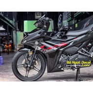 VVA EXCITER 155 BLACK STICKER