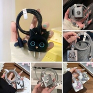 3D Cute Heart-shaped Wave Charger Protector Cable Protector for IP 18W/20W Charger Protector Set