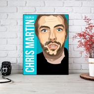 Chris Martin Coldplay Music Board Ready to Install