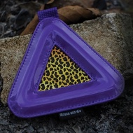 TRIANGLE REFLECTOR ARANA "ANIMAL SERIES" PURPLE LEOPARD