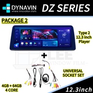 FREE CAMERA Dynavin DZ SERIES 2025  4+64GB 12.3 INCH / 4 CORE / QLED / CARPLAY / SPLIT SCREEN ANDROI