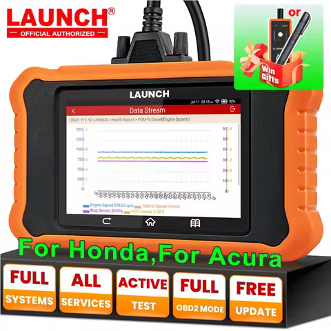 LAUNCH X-431 Creader Elite V2.0 For HONDA for Acura All System Car Diagnostic Tool Bi-directional OB