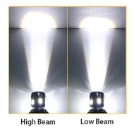 Lampu Depan Sepeda Motor LED H4 BA20D P15D Bohlam Canbus Lampu Sorot Tinggi dan Rendah Bebas Kesalah
