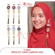 1 DOZEN Sachi Dozen Hanging Chin Brooches