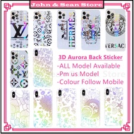 3D Aurora Colourful Hydrogel Back Sticker for Realme 9 Pro Plus / 9i / 9 / 8 Pro / 8s / 8i / 8 / 7 P
