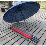 Ô dù ô 24 nan ô siêu lớn ô đi mưa cỡ lớn ô dù đi mưa cao cấp cán dài phiên bản Hàn Quốc 24 nan chống
