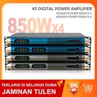 KS2500/KS4500 digital power amplifier 2/4 channel pure power stage 850W multi-channel KTV stage powerful speaker noise reduction