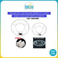 36W/48W ROUND LED MAGNET MODULE LIGHT CIRCULAR TUBE REPLACEMENT MAGNETIC CEILING LIGHT