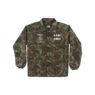 Easthood Mistake Coach Jaket Motif Loreng Hijau