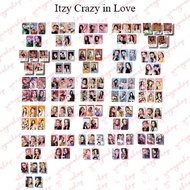[READY / SET] ITZY CRAZY CRAZY CRAZY IN LOVE ISJI PHOTOCARD FAN MADE UNOFFICIAL YANGPASHOP RYUJIN YE