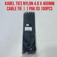 EROM Cable Ties BlackNilon Size 4.8mm X 400mm 40cm High Quality | Nylon Cable Tie 4.8*400mm | 1 Pack