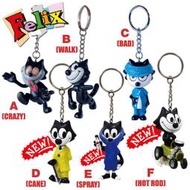 (I LOVE)美國人氣老卡通Felix菲力貓造型鑰匙圈&amp;吊飾 送人自用皆可 MOONEYES RF RAT FINK