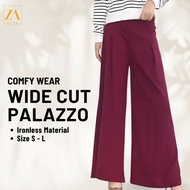 ZOE ARISSA Cotton Lychee Wide Leg Palazo