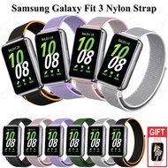 For Samsung Fit3 Smart Watch Replacement Strap Samsung Galaxy Fit 3 Nylon Watch Strap Bracelet