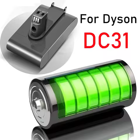 For Dyson Vacuum Cleaner Battery (Type A) 22.2V 9800mAh for DC35, DC45, DC31, DC34, DC44, DC31, DC35