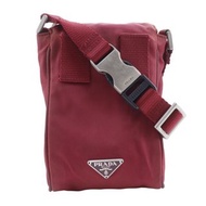 【日本直送】PRADA 2WAY 腰包 肩背包 MV583 尼龍 CERISE 紅色 女性【二手】