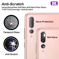 Casing Soft Case Huawei P20 pro/P20pro Motif Tempered Glass