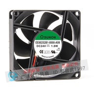 EE80252B1-0000-A99 Original SUNON 8025 24V 1.8W 8CM Inverter Cooling Fan