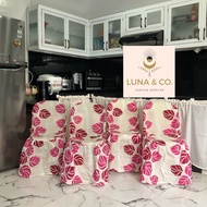 Leaves Pink Chair Cover - Monoblock Cover