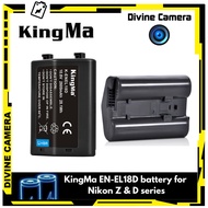 KingMa EN-EL18D/EN-EL18 battery for Nikon Z9 D4 D4S D5 D6 D800 D800E battery grip