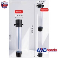 AMB Sports Tennis Foldable Extendable Telescopic Ball Picker Hopper