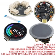 ESP32-TFT ESP32-S3 1.28 Inch Round IPS 65K Color TFT Touch Display LCD Screen Module 1.28" 240*240 2