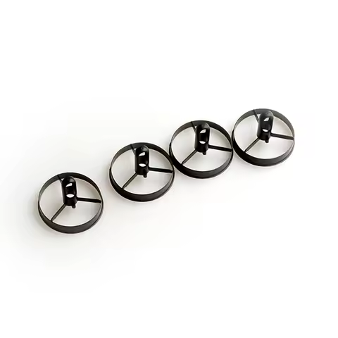 4PCS 8520 Coreless Motor Propeller Guard, for Brushed Motor, with Mounting Holes, Carbon Plate Fixab