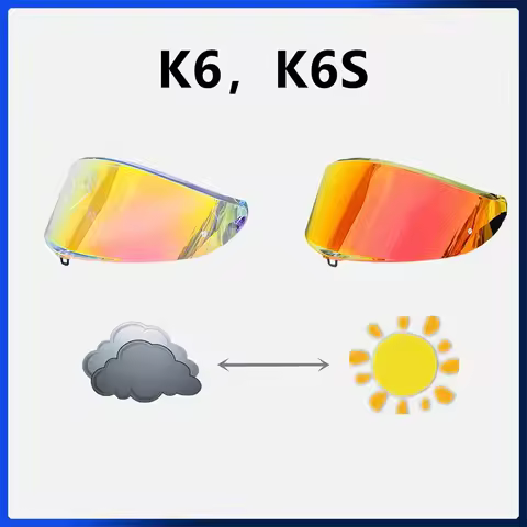 Photochromic Lenses Helmet Shield Lens for AGV K1 K3SV K5 K5S K6 for HJC RPHA11 RPHA70 HJ26 for SHOE