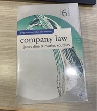 Palgrave Macmillan Company Law 6th edition