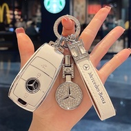 For Benz TPU Key Case Key Cover for Mercedes Benz Key Case C180 / C200 Cc /A Class / A200bag / GLC /