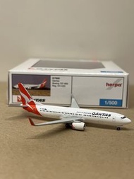 Herpa 1:500 澳洲航空 Qantas 波音 B737-800 Boeing 737-800 飛機模型