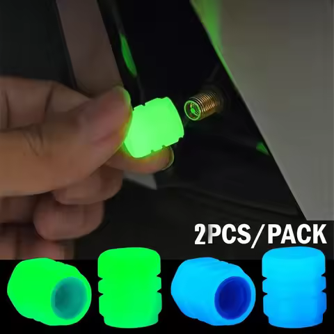 Luminous Night Glowing Motorcycle Wheel Tyre Valve Caps Decors For Dirt Bike Accessories Gucci Shoes