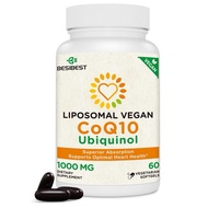 [ของแท้] ️LIPOSOMAL COQ10 UBIQUINOL 1000 MG️ต้านอนุมูลอิสระ️สร้างพลังงาน️ป้องกันหัวใจล้มเหลว‼️60 ซอฟ