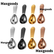 MAXGOODS Coffee Scoops, Stainless Steel 15/30ml Coffee Bean Measuring Spoons, Durable 1 Tbsp or 2 Tb