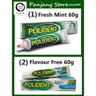 Polident Cream 60g (3D hold) Fresh Mint / Flavour Free 60g