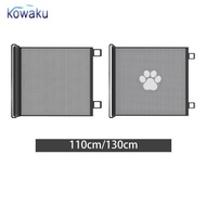 [vsrhkq] Retractable Dog Gate Mesh Dog Gate Easy Mounted Expandable Gate Barrier Puppy Fence Gate fo