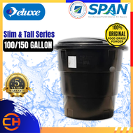100/150 GALLON DELUXE POLYETHYLENE ROUND (SLIM & TALL) TYPE WATER TANK