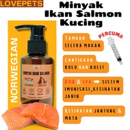 LovePets | Minyak Ikan Salmon Kucing / Pure Salmon Oil For Cat 100mL