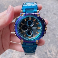 World Times นาฬิกาข้อมือชาย สายเหล็ก D-ZINER (ดีไซเนอร์) แท้ 100% รุ่น MTG หน้า 3 วง ( พร้อมกล่อง