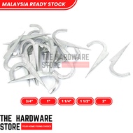 Galvanized Pipe Hook U Clamp /J Hook/Cangkuk Paip Air – 3/4”–2” For PVC Pipe, Water Pipe & Conduit