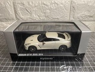Kyosho 1:43 Nissan GTR R35 White 日產 京商 GT-R 2014 1/43 Skyline 白色 金屬 模型車