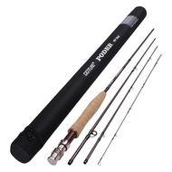 Goture 9ft 5wt Carbon Fly Rod - 4-Piece Lightweight Compact Fishing Gear for Beginners with Carrying