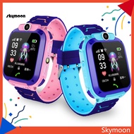 Skym* Children Waterproof USB Charge GPS SOS Touch Smart Watch Phone for Android IOS